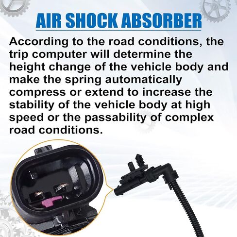 Teilelager 84176675 Pair Rear Air Shock Absorber with Electronic Sensor for Tahoe Suburban Cadillac Escalade ESV GMC Yukon XL 2015-2021 in Saudi Arabia