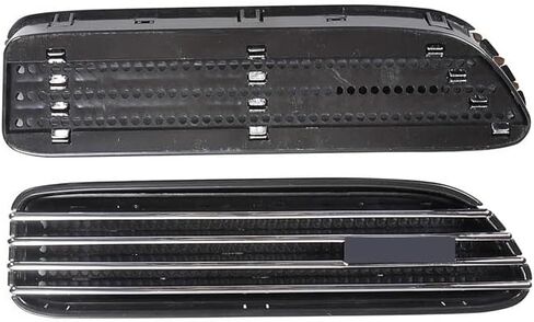 M3 Replacement Side Vent ABS Chrome Side Grill Grille Mudguard Vents For BMW E46 E90 M3(with M3 Badges) in Saudi Arabia