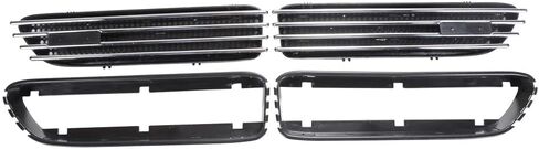M3 Replacement Side Vent ABS Chrome Side Grill Grille Mudguard Vents For BMW E46 E90 M3(with M3 Badges) in Saudi Arabia