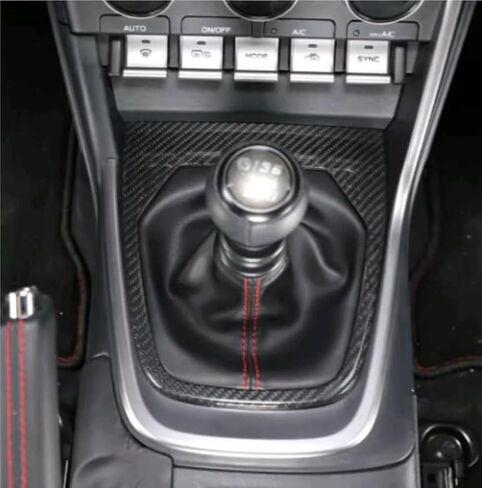 Real Dry Carbon Fiber Gear Shift Box Frame Trim Cover for Toyota GR86 for Subaru BRZ 2021up in Saudi Arabia