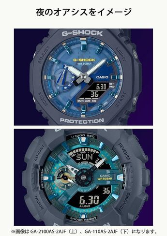 Casio GA-2100AS-2AJF G-Shock Oasis of Day and Night Japan Import New in Saudi Arabia