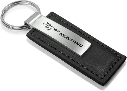 Ford Mustang Black Leather Key Chain in Saudi Arabia