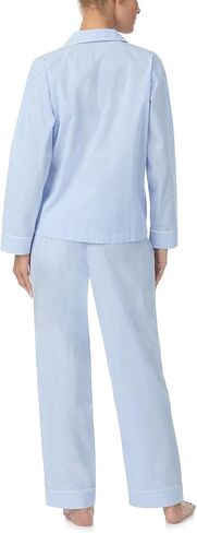 Lauren Ralph Lauren Women's Cotton Woven Long Sleeve Notch Collar Pj Set in Saudi Arabia