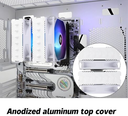 Peerless Assassin 120 SE ARGB CPU Air Cooler, 6 Heat Pipes CPU Cooler, Dual 120mm TL-C12C-S PWM Fan, Aluminium Heatsink Cover, AGHP Technology, for AMD AM4 AM5/Intel 1150/1151/1200/1700 in Saudi Arabia