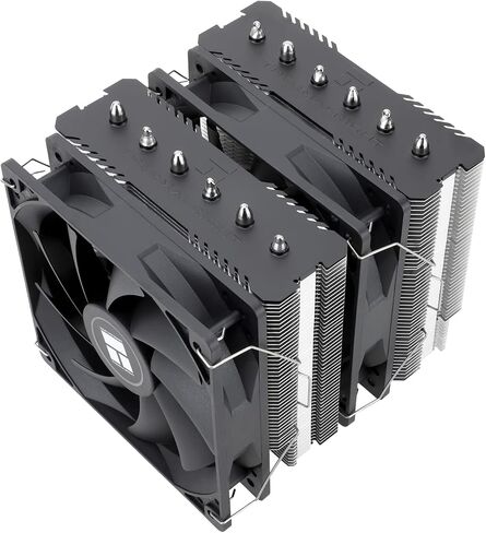 Peerless Assassin 120 SE ARGB CPU Air Cooler, 6 Heat Pipes CPU Cooler, Dual 120mm TL-C12C-S PWM Fan, Aluminium Heatsink Cover, AGHP Technology, for AMD AM4 AM5/Intel 1150/1151/1200/1700 in Saudi Arabia