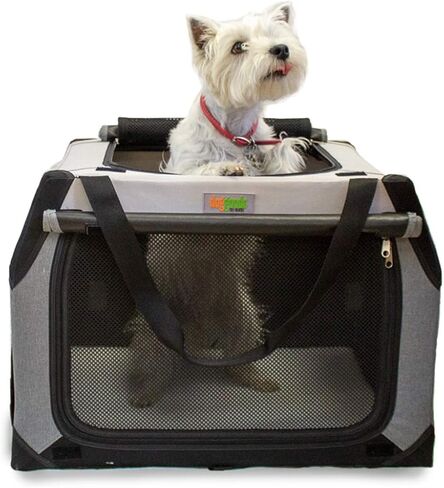 Folding Soft Dog Crate for Medium Dogs by DogGoods Indoor Outdoor Dog Kennels and Crates and Collapsible Dog Crate for Camping, Car, Roadtrips Extra Large Dogs, Large Dogs, Medium Dogs, Small Dogs in Saudi Arabia