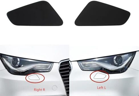 Cyriel Front Bumper Headlight Headlamp Washer Spray Nozzle Jet Hid Cover Cap for Audi A1 2010 2012 2013 2014 8X0955275 8X0955276 in Saudi Arabia