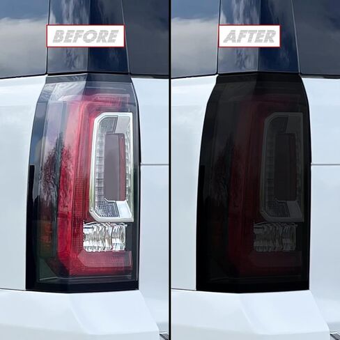SlickMod PreCut Vinyl Smoke Tint for 2015-2020 GMC Yukon | Yukon XL Tail Light (20% Dark Smoke, 1. Taillight) in Saudi Arabia