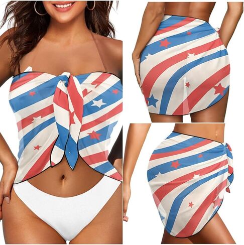 نساء 3 قطعة للسباحة مثير الرسن مثلث التعادل Thong bikini مجموعة مع تغطية sarong in Saudi Arabia