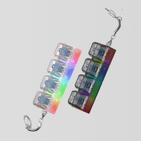 2 PCS لوحة مفاتيح هادئة تململ لعبة تململ Toy Clicker للتخفيف in Kuwait