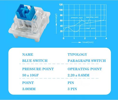 2 Pcs Quiet Keyboard Fidget Toy Fidget Clicker for Relieve Anxiety Decompression Toys with LED Lights Keychain Stress Relief in Kuwait