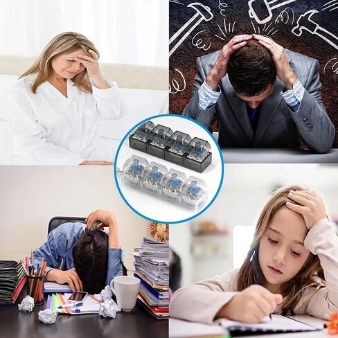 2 Pcs Quiet Keyboard Fidget Toy Fidget Clicker for Relieve Anxiety Decompression Toys with LED Lights Keychain Stress Relief in Kuwait