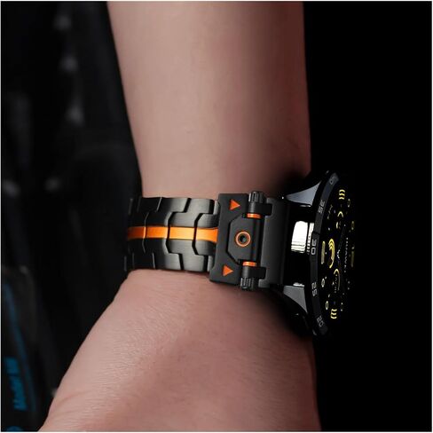 20 مم 22 مم شريط مراقبة الفولاذ المقاوم للصدأ من أجل Samsung Galaxy Watch 7/6/5/4/3 40mm 44mm S3 Active2 for Huawei Watch GT5 GT4 GT3 GT2E Watchbands in Kuwait
