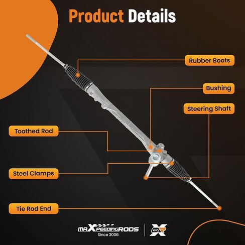 Maxpeedingrods رف التوجيه السلطة وتجميع الجناح لـ Mitsubishi Outlander 2014-2019 ، Outlander Sport 2011-2020 ، Outlander Phev 2018-2019 ، Sport Utility 2.0L 2.4L 3.0L ، استبدل# 4410A453 in Kuwait