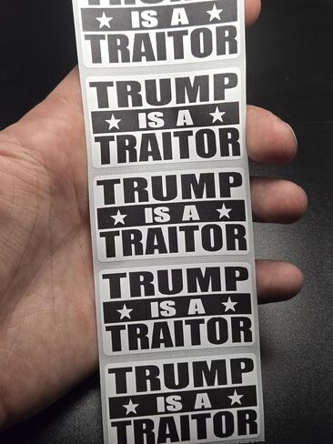 50PCS Trump is a Traitor Stickers Bulk lot Labels Decals in Saudi Arabia