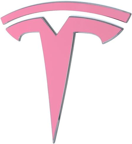 ملصقات تراكب شعار صائق الشعار لـ Tesla Model 3 (2017 إلى 2023) ، Wrap Standard ، مجموعة 11-PC (Satin Pink) in Kuwait