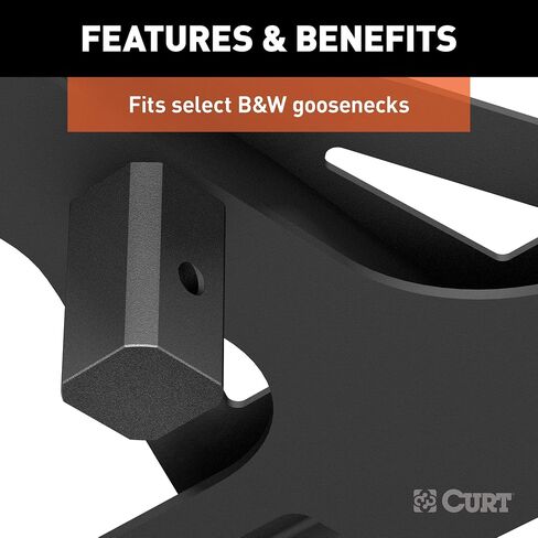 Curt 16310 x5 groenseck إلى محول العجلة الخامس ل b & w hitches ، قضبان قاعدة قياسية الصناعة ، 20،000 رطل in Saudi Arabia
