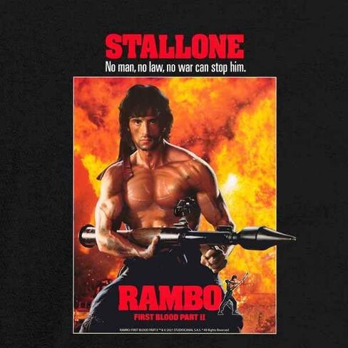 خيوط البوب رامبو فيرست دم الجزء الثاني 80s فيلم ستالون طفل طفل رضيع بوي تي شيرت in Kuwait