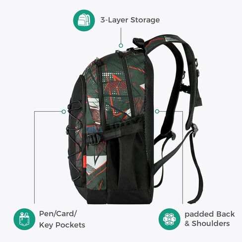 Choco Mocha Backpack for Boys, School Backpack for Teen Boys Kids Large Bookbag 17.5 Inch, Blue in Kuwait