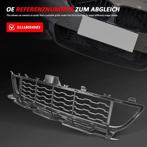 51118054503 الوفير الأمامي الشبكة السفلى 2013-2021 متوافق مع BMW 420i 428i 430i 435i 440i M4 F36 F33 F32 F83 PEAT# 51118054503 BM4002120 in Saudi Arabia