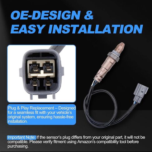 2349112 Oxygen Sensor Upstream O2 Sensor Compatible with Toyota 2011-13 Corolla 1.8L, 2012-13 Matrix 1.8L, 2012-15 Prius 1.8L, 2012-15 Prius Plug-in, 2012-14 Prius V in Saudi Arabia