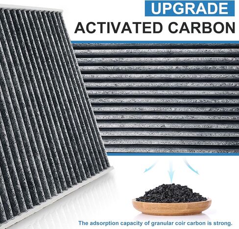 Filter Cabin Air Filter لـ Allure ، Cascada ، Encore ، Lacrosse ، Regal ، Verano ، ELR ، SRX ، Cruze ، Malibu ، Orlando ، Sonic ، Spark ، Trax.replacement for CF197 ، CF199 ، CF202 ، CF181 ، CF176 ، CF-247 in Saudi Arabia