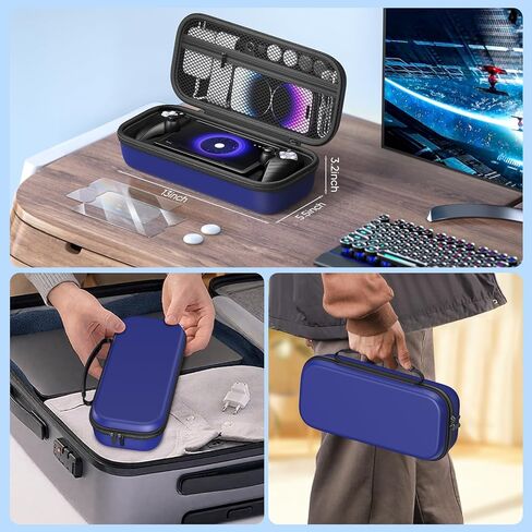 8 in 1 Accessoris Kit Compatible with Playstation Portal, Hard EVA Carry Case for Ps Portal, Soft Silicone Protective Cover, 2 HD Pack Screen Protector with 4 Thumb Grip for Ps Portal Case in Kuwait