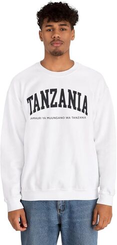 Tanzania Adult Unisex Crewneck Sweatshirt in Saudi Arabia