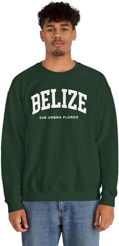 Belize Adult Unisex Crewneck Sweatshirt in Saudi Arabia