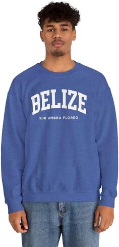 Belize Adult Unisex Crewneck Sweatshirt in Saudi Arabia
