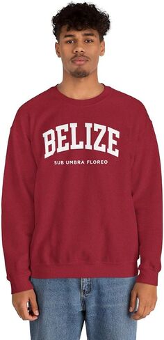 Belize Adult Unisex Crewneck Sweatshirt in Saudi Arabia