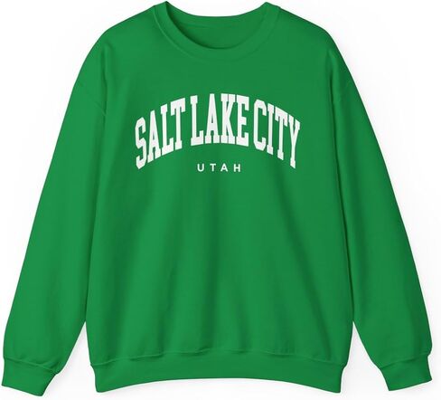 Salt Lake City Utah Adult Unisex Crewneck Sweatshirt in Saudi Arabia