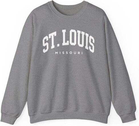 St Louis Missouri Adult Unisex Crewneck Sweatshirt in Saudi Arabia