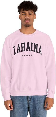 Lahaina Hawaii Adult Unisex Crewneck Sweatshirt in Saudi Arabia