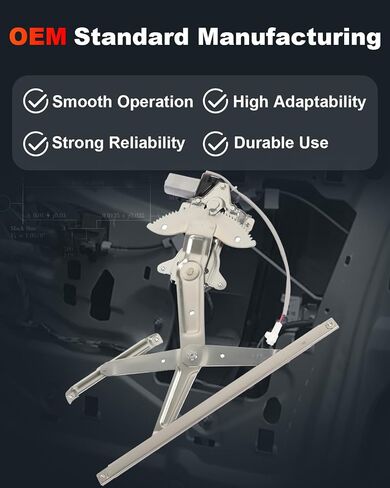 cciyu Power Window Regulator With Motor Replacement for 1998-2002 for Chevrolet for Prizm,1998-2002 for Toyota Corolla Front Right Passenger Side in Saudi Arabia