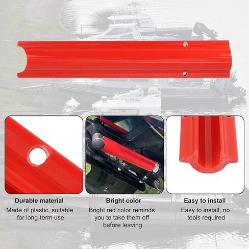 Stern Drive Trim Cylinder Trailering Clips, Plastic Cleavable Sterndrive Clamps to Trim Cylinder Rams Boat Tools Motor Transom Support Accessories Fit for Mercury Alpha Bravo & Blackhawk in Saudi Arabia