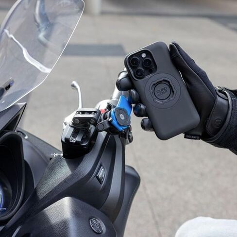 Quad Lock Brake Reservoir Motorcycle Phone Mount with Vibration Dampener and MAG Phone Case for Galaxy S25 Ultra in Saudi Arabia