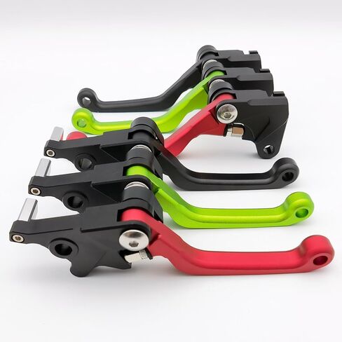 Dirt Bike CNC Pivot Black Brake Clutch Levers Adjustable Compatible with KLX140 2008-2022 | KLX140L 2008-2022 | KLX140G 2017-2022 | KLX140R KLX140RF 2021-2024 (Black) in Saudi Arabia