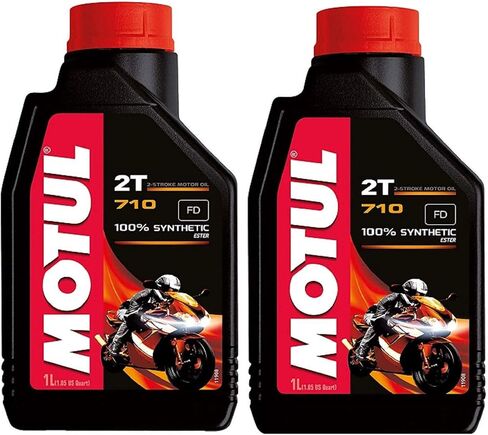 Motul 104034 Set of 2 710 2T Motor Oil 1-Liter Bottles in Saudi Arabia