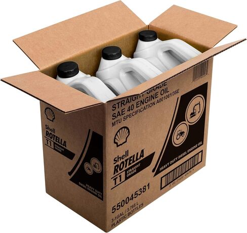 ROTELLA 550045381-3PK T1 40 1 Gal. 3pk. Cf/CF-2 Motor Diesel Oil, 1 Gallon, 3 Pack in Saudi Arabia