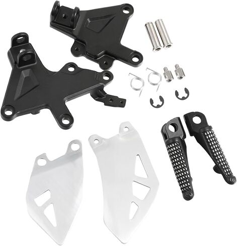 TCMT Front Footpegs Rests W/Brackets Fit For Kawasaki Ninja ZX10R ZX-10R 2011-2020 in Saudi Arabia