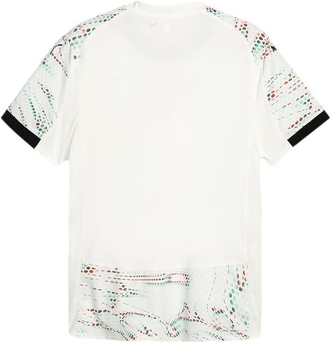 PUMA MENS PORTUGAL '25 Home Authentic Crew Neck Dece Short sercice Jersey Soilds - Red in Kuwait