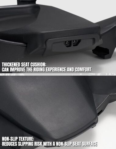 A & UTV PRO Passenger Seat with Foot Pegs for Can-Am Ryker All Model, Rear Passenger Seat for Ryker Accessories, Replace OEM#219400842(Max Mount 219400800 Required) in Saudi Arabia