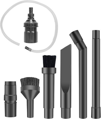 KEEPOW Micro Cleaning Nozzle Kit, 1-1/4" Detailed Cleaning Vacuum Attachments Vacuum Accessories for Compact Wet Dry Shop Vacuum, 6 Pieces in Saudi Arabia