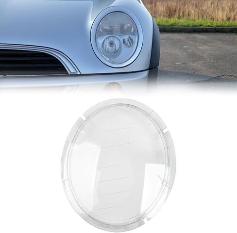 CNDASK027 CAR CLAY SIDE LEFT SIDE-MEDIDAMP SHOLL COVER ، قذيفة مصباح الإضاءة الأمامية قشرة مصباح الأمامي لسيارة BMW لـ MINI COOPER R50 R52 R53 2001-2006 ، اليسار in Saudi Arabia