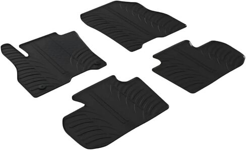 Gledring USA Custom Fit All-Weather Rubber Floor Mats Intended for Nissan Leaf (ZE1) 2018-2025, No Trimming Required, Tailored Custom Fit, Protects from Rain, Mud, & Snow. in Saudi Arabia
