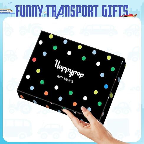 HAPPYPOP Funny Train Gifts for Men Adults Teens - Railroad Gifts for Train Enthusiasts Lovers Train Collector, Train Socks, Railroad Socks for Men in Saudi Arabia