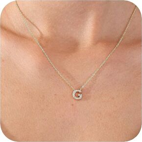 قلادة أولية للنساء ، قلادة مملوءة بالذهب 14 كيلو بايت ملاذ قلادة من الذهب الذهب للنساء الاسم العصري قلادة مجوهرات ذهبية شخصية in Kuwait