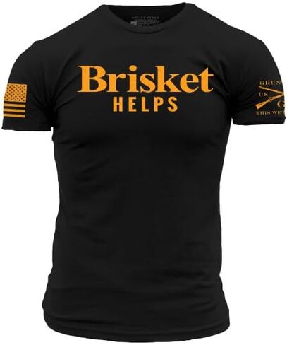 Grunt Style Brisket Helps Men's T-Shirt in Saudi Arabia