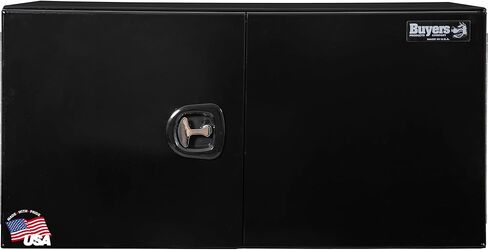 Buyers Products - 1705835 Underbody Truck Tool Box with Barn Door, Black Smooth Aluminum, 24 x 24 x 36 Inches in Saudi Arabia